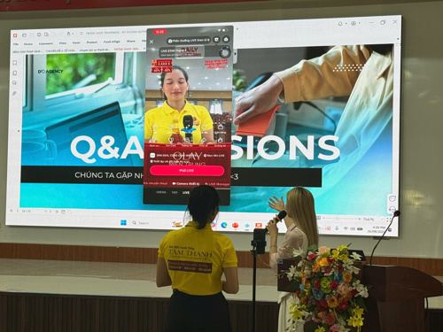 Thực hành kỹ năng Livestream quảng bá sản phẩm trên nền tảng TikTok Shop