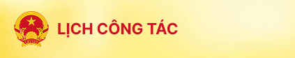 Lịch công tác
