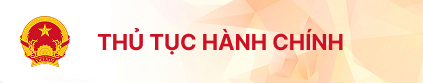 Thủ tục hành chính