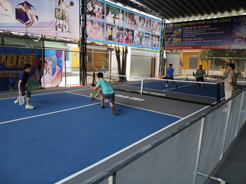 Khối Trung đoàn bộ tổ chức giải thi đấu Pickcleball
