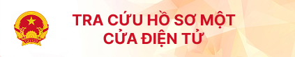 Tra cứu hồ sơ một cửa điện tử
