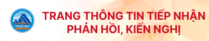 Trang thông tin tiếp nhận phản hồi, kiến nghị