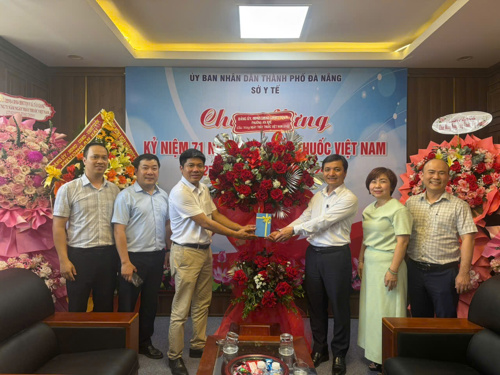 Lãnh đạo phường An khê thăm Sở Y tế
