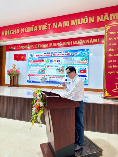 Phòng Kinh tế, Hạ tầng và Đô thị phường triển khai nhiệm vụ PCTT năm 2026